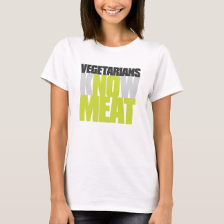Vegetarian inget kött tee shirt