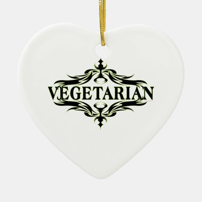 Vegetarian Julgransprydnad Keramik (Framsidan)
