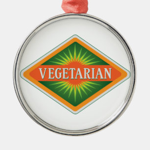 Vegetarian Julgransprydnad Metall
