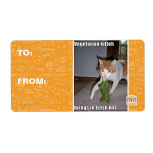 Vegetarian Kitteh Fraktsedel