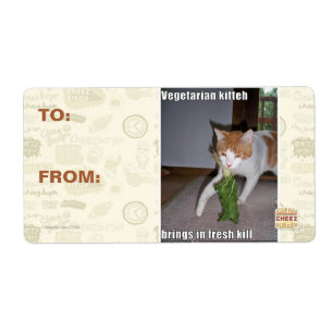 Vegetarian Kitteh Fraktsedel