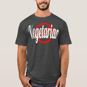 Vegetarian Kött korsade ut T Shirt