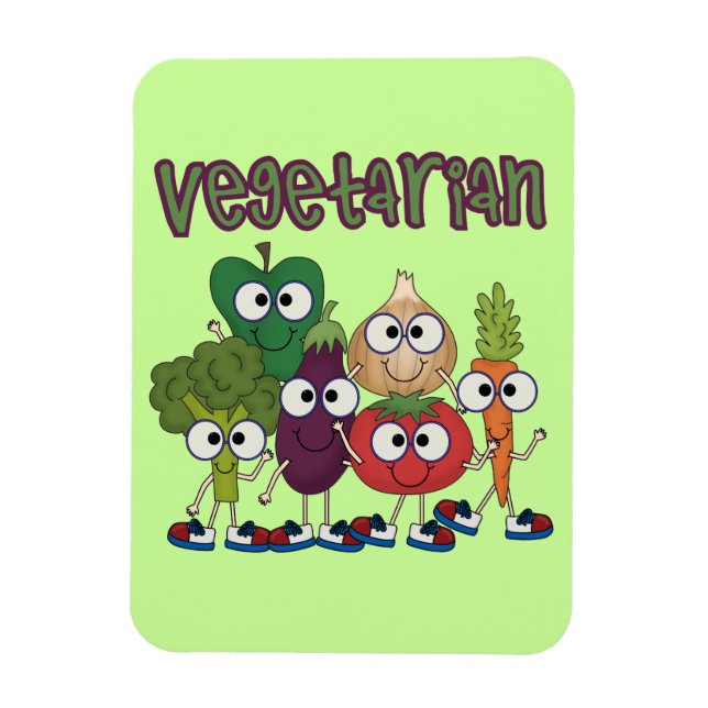 Vegetarian Magnet (Vertikal)