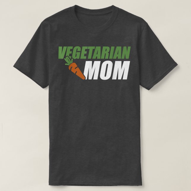 Vegetarian Mamma T Shirt (Design framsida)