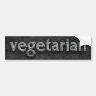 Vegetarian mejslad sten bildekal