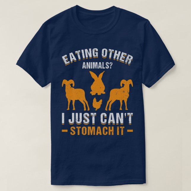 Vegetarian Meme Vegan Plant Powered Vegetarian T Shirt (Design framsida)