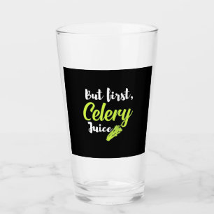 Vegetarian men First Celery Juice Glaskopp