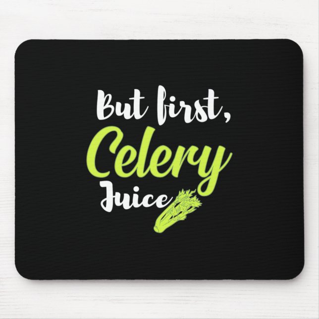 Vegetarian men First Celery Juice Musmatta (Framsidan)