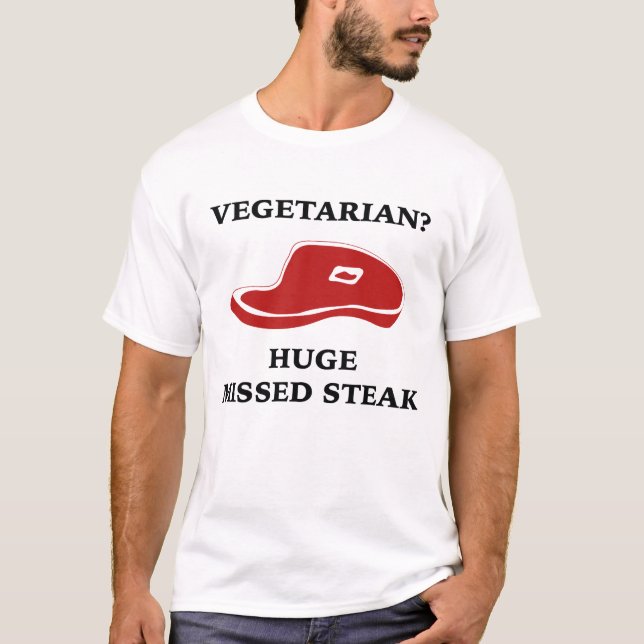 Vegetarian? Mycket missad högspänning T Shirt (Framsida)