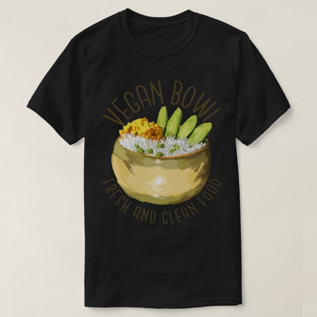 Vegetarian Ord, färska matvaror T Shirt (Design framsida)