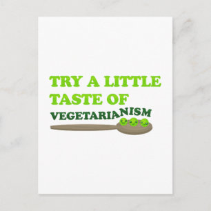 Vegetarian Peas Vykort