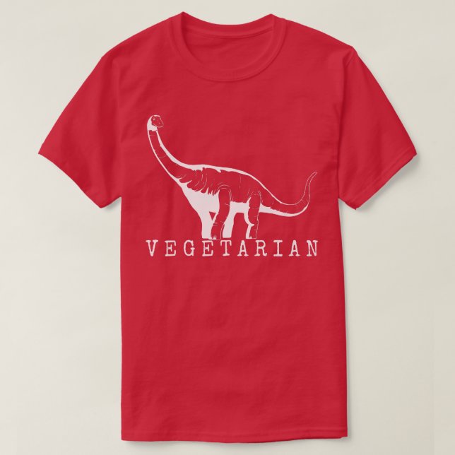 Vegetarian Plant-based Brachiosaurus Dinosaur Vega T Shirt (Design framsida)