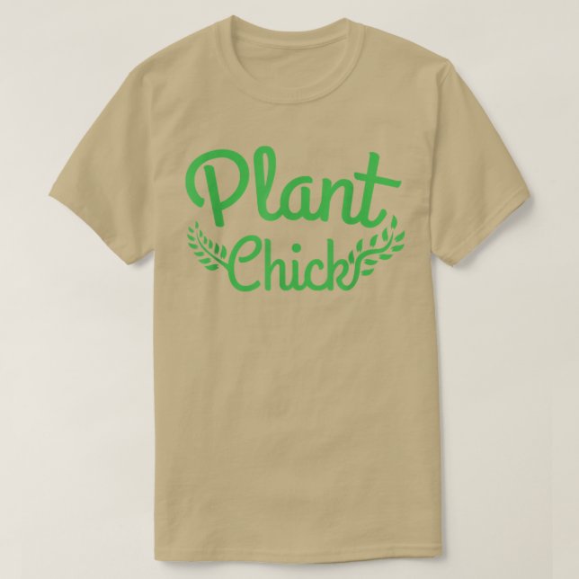 Vegetarian Plantbased Eater Womens Plant Chick Veg T Shirt (Design framsida)