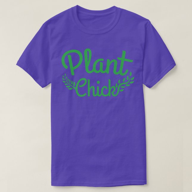 Vegetarian Plantbased Eater Womens Plant Chick Veg T Shirt (Design framsida)