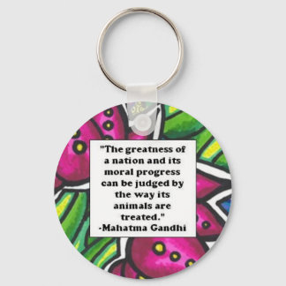 Vegetarian Quote Nyckelring