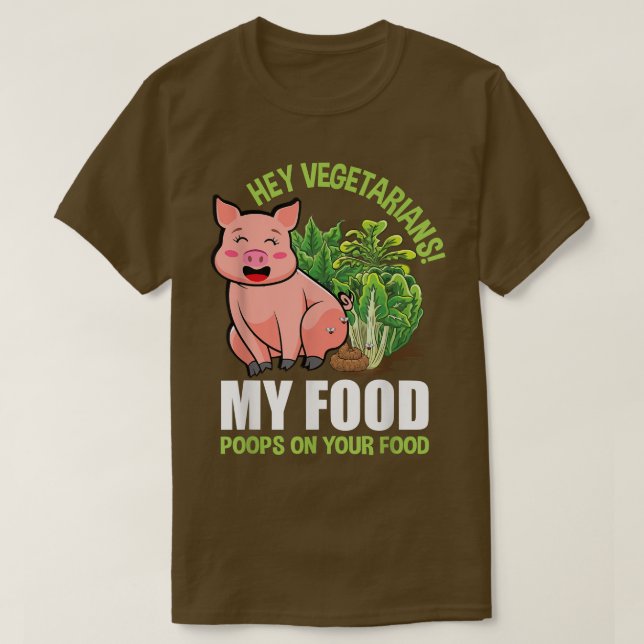 Vegetarian Say Veggie Plant Based Vegan Manar Wom T Shirt (Design framsida)