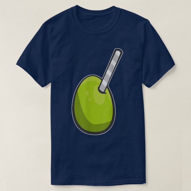 Vegetarian Straw Berry Pun Summer Fruits Funny Veg T Shirt (Design framsida)