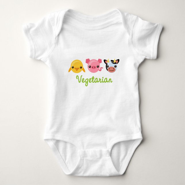 Vegetarian T Shirt (Framsida)