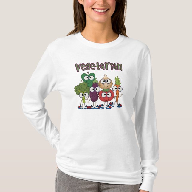 Vegetarian Tee Shirt (Framsida)