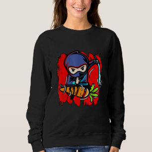 Vegetarian Vegetable Ninja Fruit Vegan No Kött Pla T Shirt
