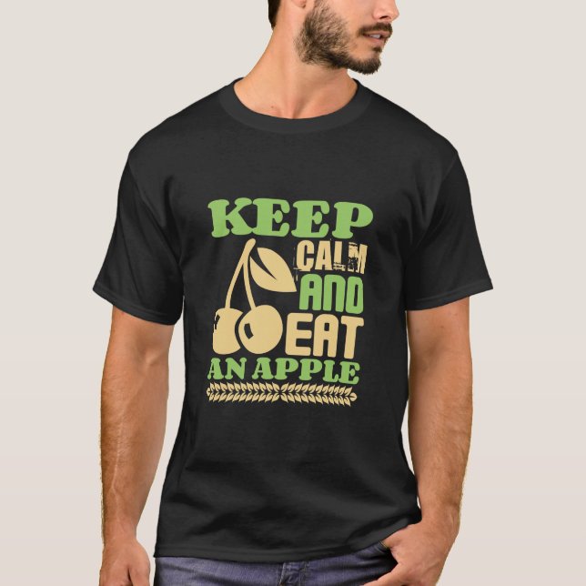 Vegetarian veggie saying shirt t (Framsida)
