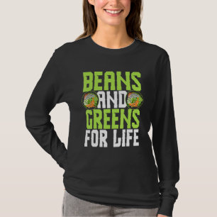 Vegetarian Veggies Beans and Grönts Life Vegetable T Shirt