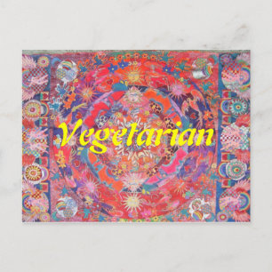 Vegetarian Vykort