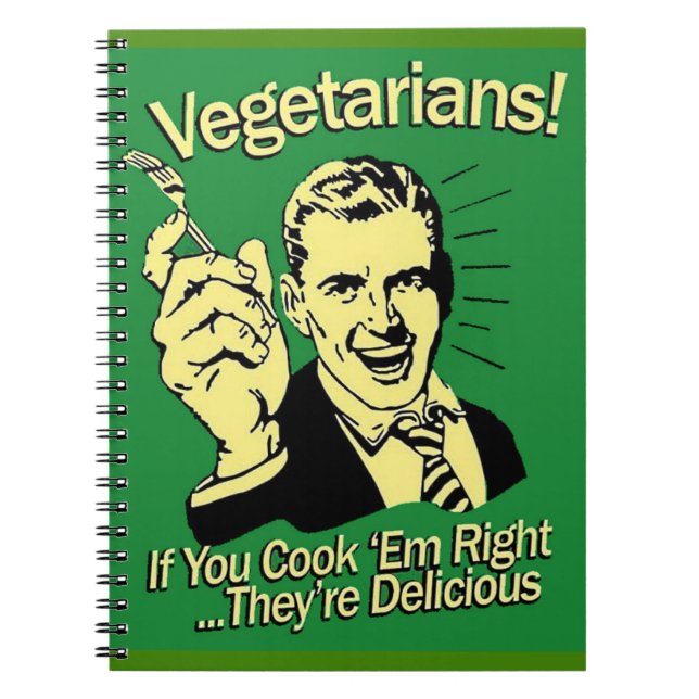 vegetarianer anteckningsbok (Framsidan)
