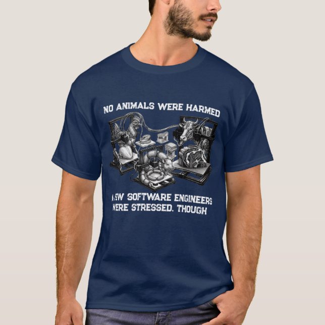 Vegetarianer Mat 3D tryckt kött t-shirt (Framsida)