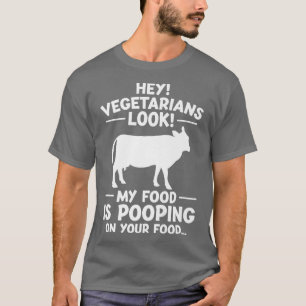 Vegetarianer Min mat pockar på maten T Shirt