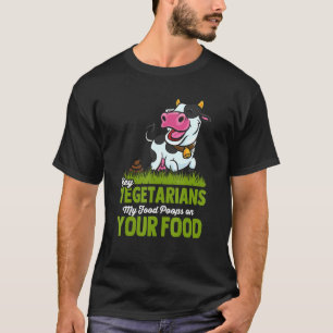 Vegetarianer min matpoppor på din matanti Vegan T Shirt