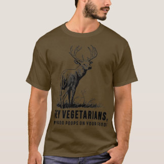 Vegetarians min mat på maten t shirt