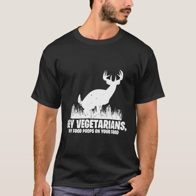 Vegetarians min matpoppor på din matsäck t shirt (Framsida)