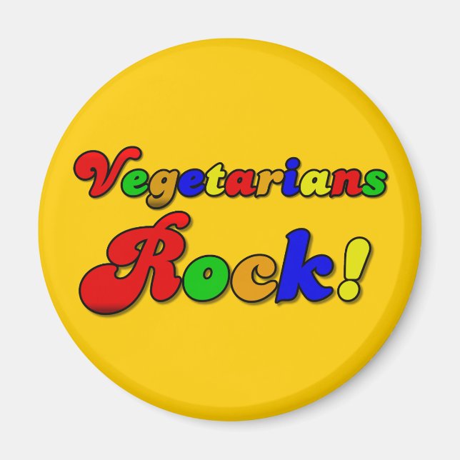 Vegetarians Sten Magnet (Framsidan)
