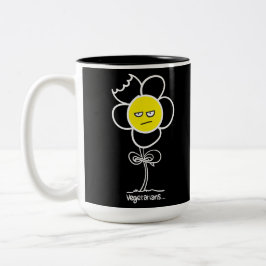 Vegetarier... Två-Tonad Mugg