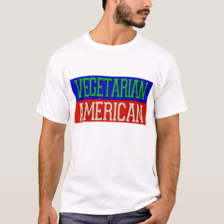 Vegetarisk amerikanT-tröja Tee