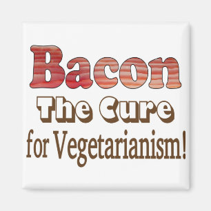 Vegetarisk Bacon Magnet