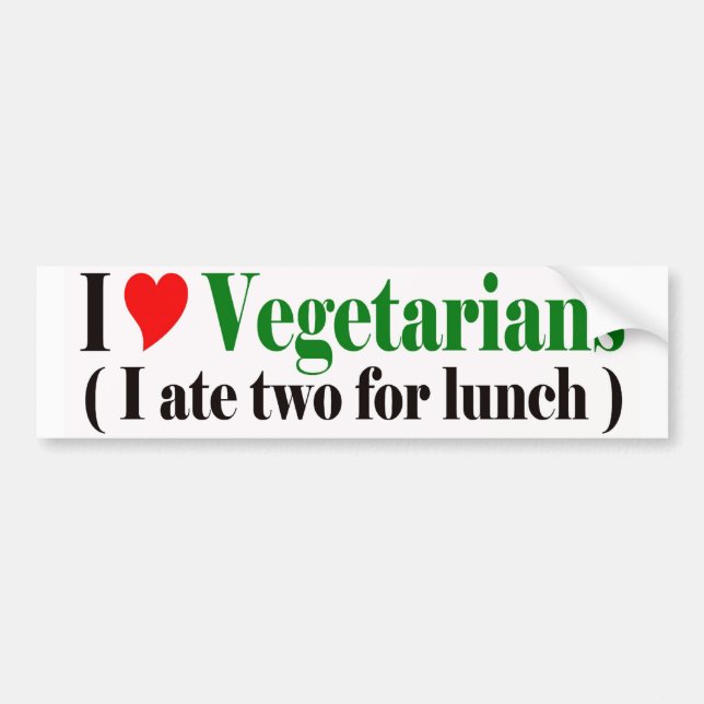 Vegetarisk bildekal (Framsidan)