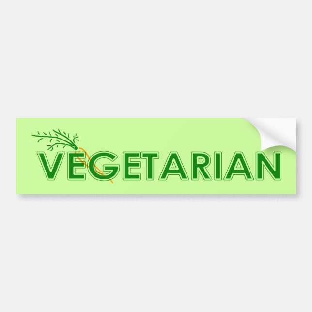 Vegetarisk bildekal (Framsidan)