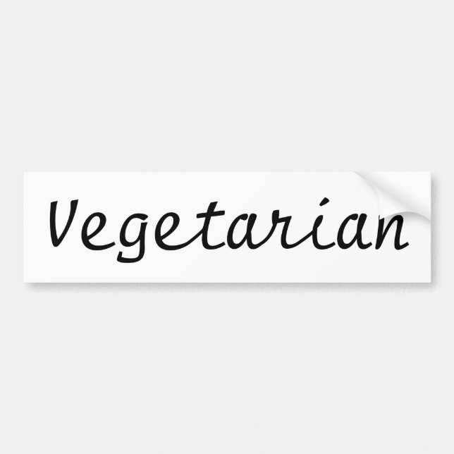 Vegetarisk bildekal (Framsidan)