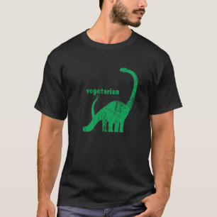 Vegetarisk Brachiosaurusgrönt för vintage Tröja