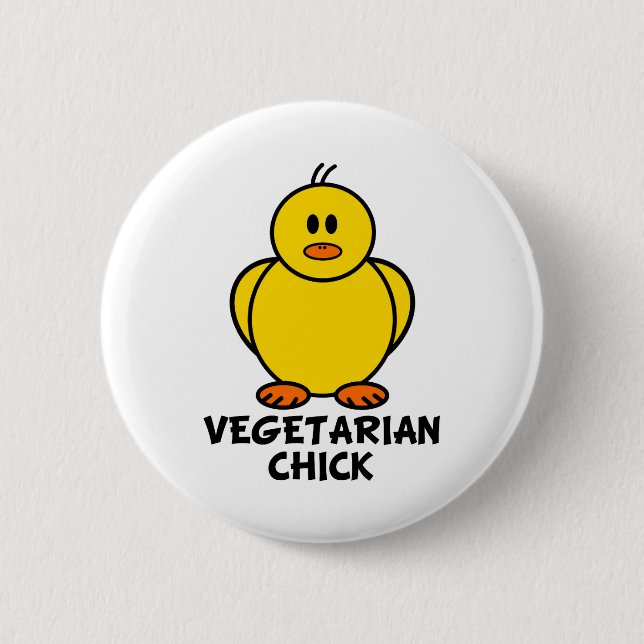 Vegetarisk chick knapp (Framsida)