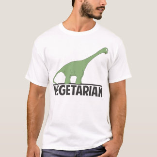 Vegetarisk Dinosaurskämtskjorta T-shirt