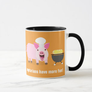 Vegetarisk grismugg mugg