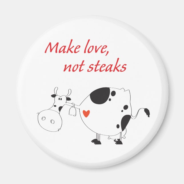 vegetarisk magnet (Framsidan)