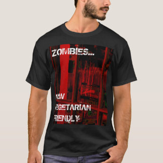 Vegetarisk vänlig Zombiesutslagsplats Tee Shirt