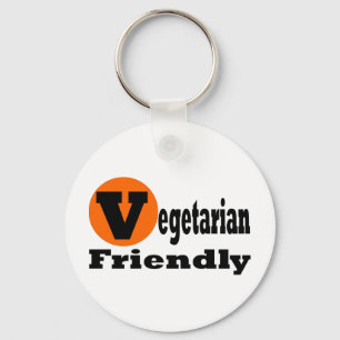 Vegetarisk vänskapsmatch nyckelring