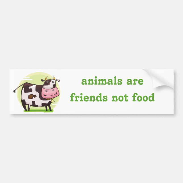vegetarisk veganbildekal bildekal (Framsidan)