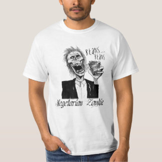 Vegetarisk Zombie T-shirt