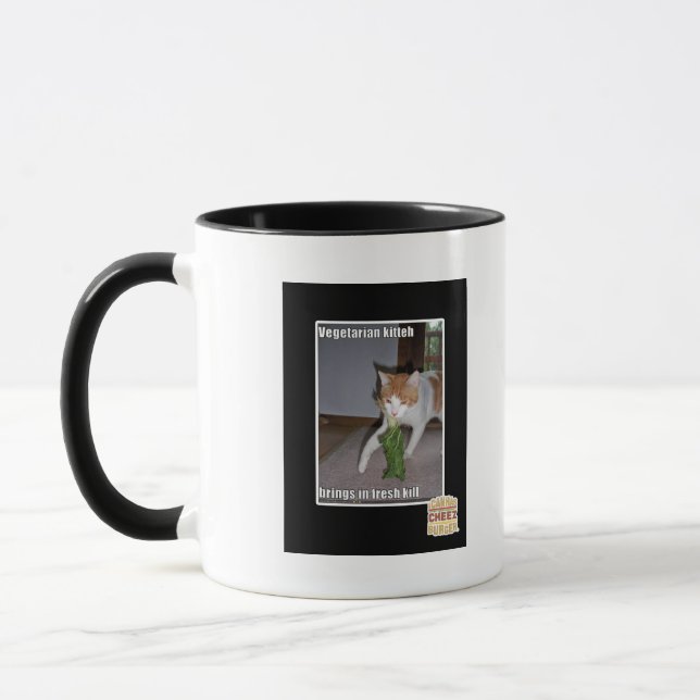 Vegetariska Kitteh Mugg (Vänster)